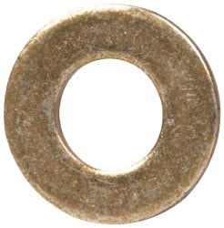 6" Screw Standard Flat Washer: Steel, Cadmium-Plated