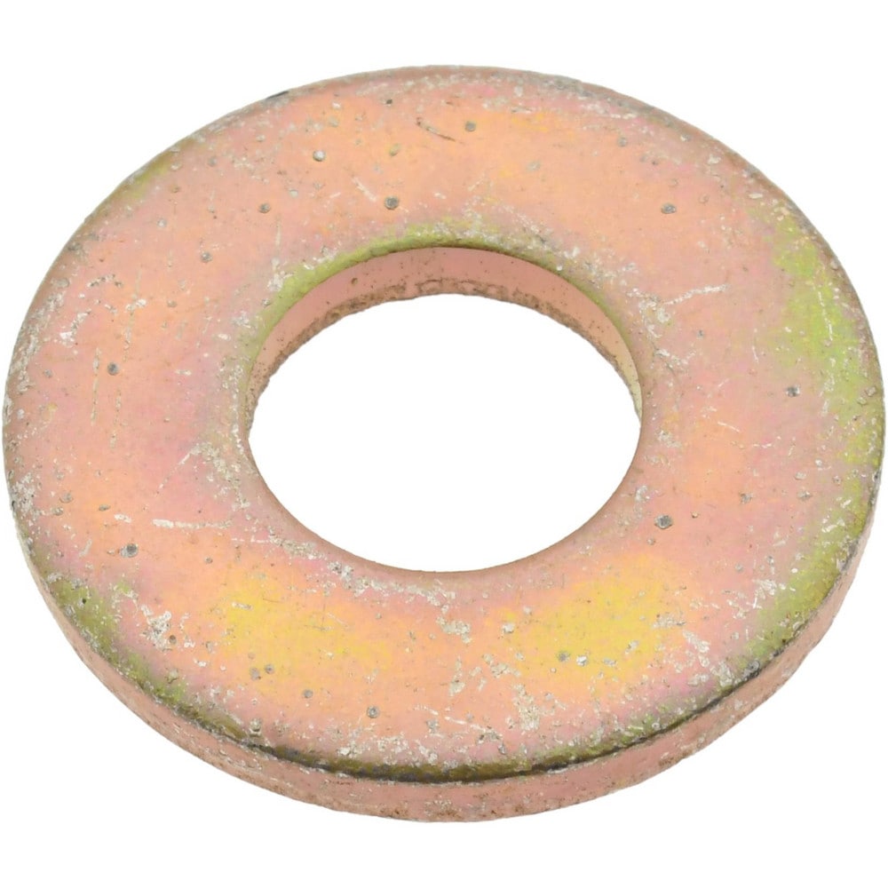 10" Screw Standard Flat Washer: Steel, Cadmium-Plated