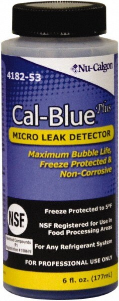 Chemical Detectors, Testers & Insulators; Type: Gas Leak Detector ; Container Type: Bottle w/Dauber ; Container Size: 6 oz.