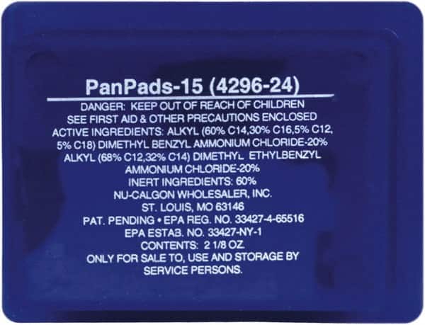 Condensate Pan Treatment: 2-1/8 oz