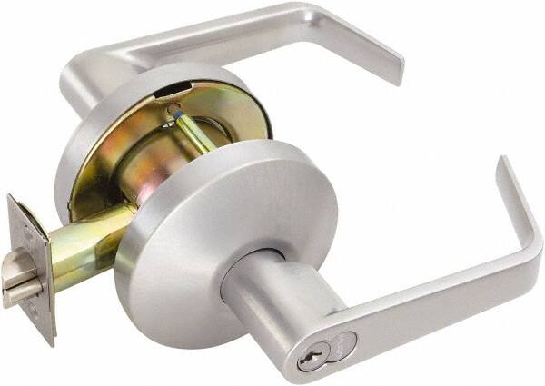 Entry Lever Lockset for 1-3/8 to 2" Thick Doors