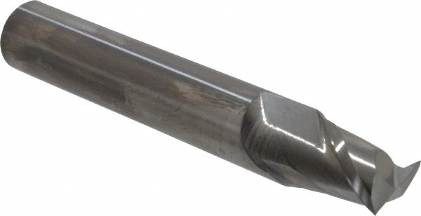 Accupro 12181679 Square End Mill: 0.4331 Dia, 0.5512 LOC, 2 Flutes, Solid Carbide 