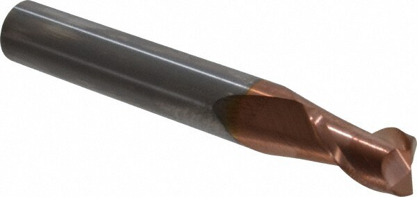 Accupro 12181660 Square End Mill: 0.3543 Dia, 0.5512 LOC, 2-3/4 OAL, 2 Flutes, Solid Carbide 