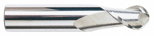 12184178 Ball End Mill: 11.00 mm Dia, 14.00 mm LOC, 2 Flute, Solid Carbide  