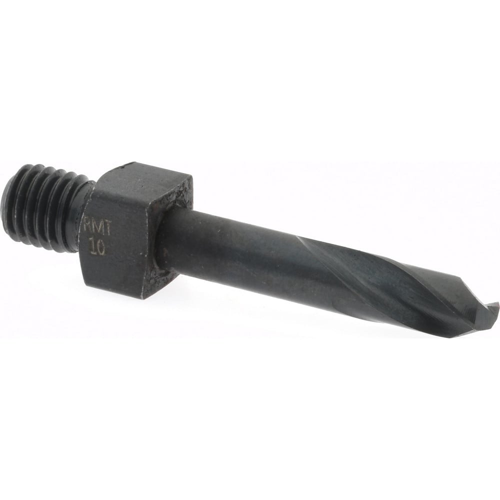 Threaded Shank Drill Bit: #10, 135 ° Point, 1/4-28 Shank, Cobalt