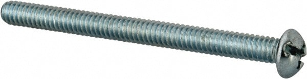 Value Collection R52001335 Machine Screw: 1/4-20 x 3", Round Head, Slotted & Phillips Image