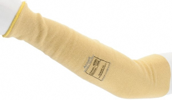 Series 70-128 Cut & Puncture-Resistant Sleeves:  Size X-Large,  Kevlar,  Yellow,  ANSI Abrasion N/A