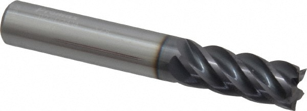 ProMax 112-02414 Square End Mill: 3/8 Dia, 7/8 LOC, 3/8 Shank Dia, 2-1/2 OAL, 5 Flutes, Solid Carbide Image