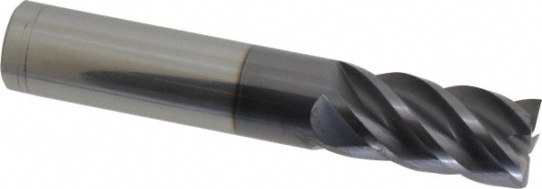 ProMax 112-04014 Square End Mill: 5/8 Dia, 1-1/4 LOC, 5/8 Shank Dia, 3-1/2 OAL, 5 Flutes, Solid Carbide Image