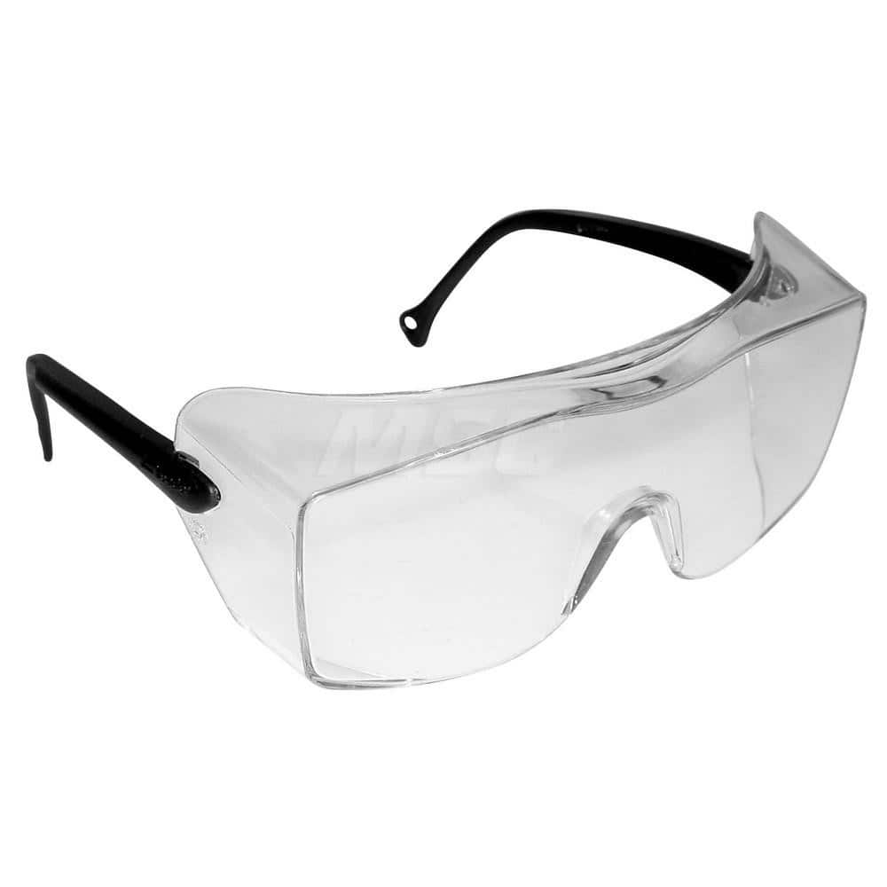Safety Glasses: Anti-Fog & Scratch-Resistant, Polycarbonate, Clear Lenses, N/A