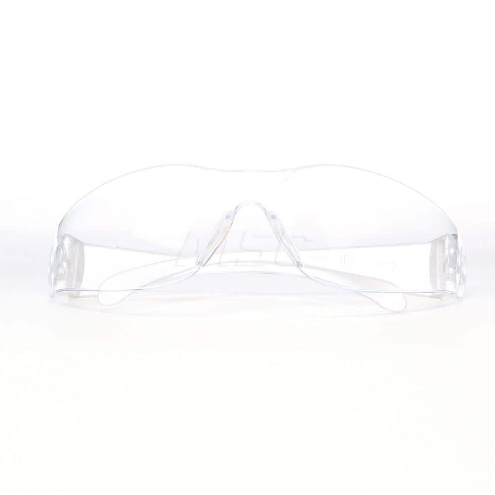 Safety Glass: Scratch-Resistant, Polycarbonate, Clear Lenses, Frameless, UV Protection