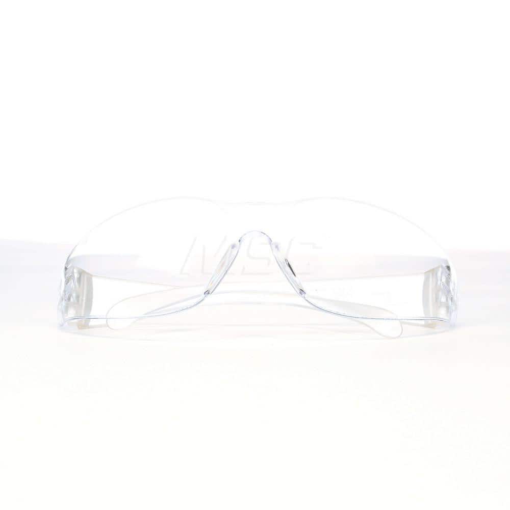 Safety Glass: Anti-Fog & Scratch-Resistant, Polycarbonate, Clear Lenses, Wraparound, UV Protection