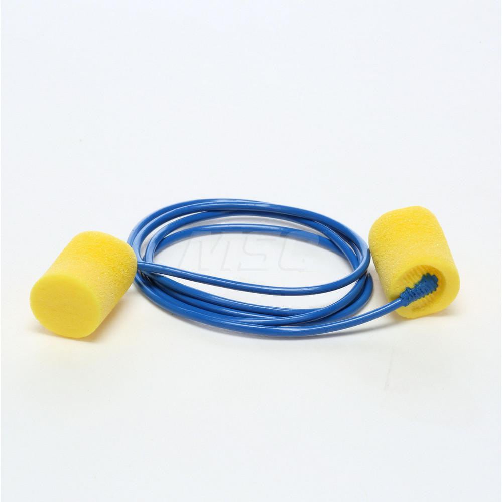 Earplug: 29dB, Foam, Barrel, Roll Down, Corded