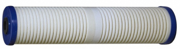 Plumbing Cartridge Filter: 4-1/2" OD, 20" Long, 25 micron, Cellulose Fiber - Reduces Rust & Sediment