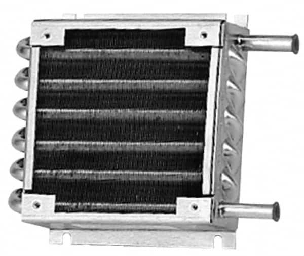 Lytron 4110G10SB-D9 3/8" Tube OD, 1 Fan Mount, Liquid-To-Air Stainless Steel Tubed Process Equipment Heat Exchanger 