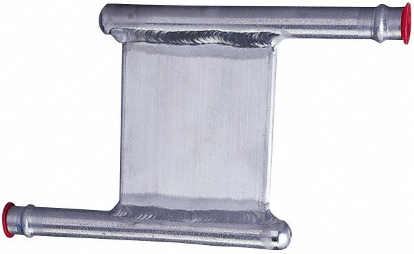 2" Long x 2" High, Beaded Connection Aluminum Tube Cold Plate