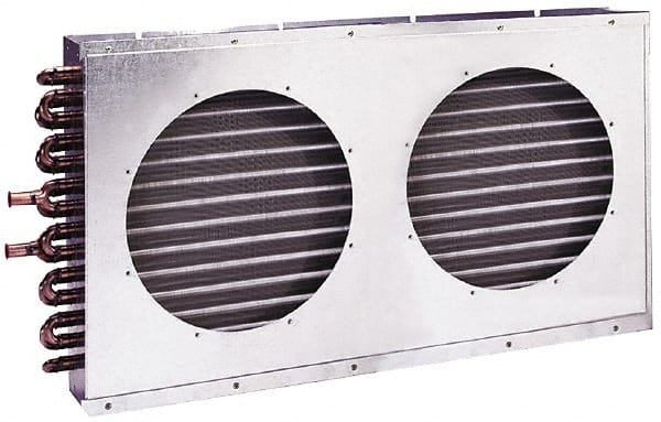 Lytron M14-240SB1-M9 1/2" Tube OD, 2 Fan Mount, Liquid-To-Air Copper Tubed Process Equipment Heat Exchanger 