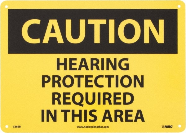 Accident Prevention Sign: Rectangle, 