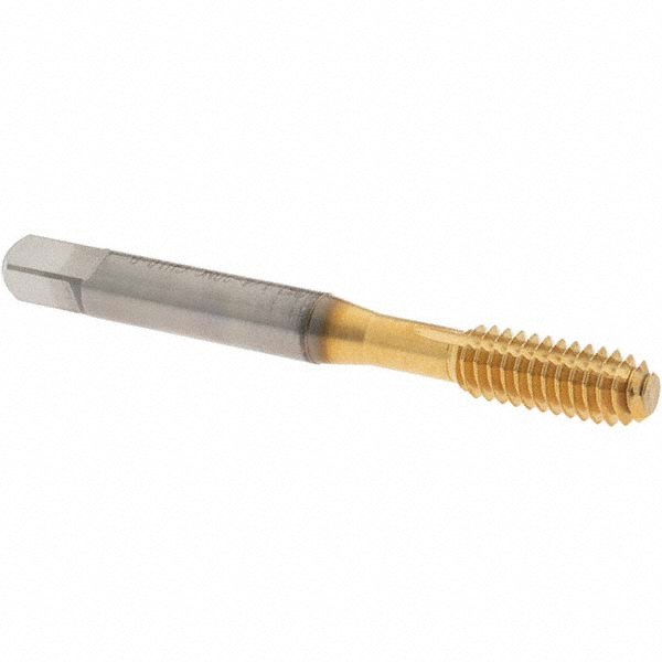 Thread Forming Tap: 1/4-20 UNC, Modified Bottoming Chamfer, Cobalt, TiN Finish