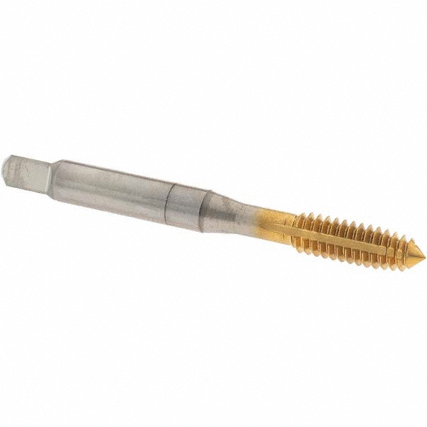 Thread Forming Tap: 1/4-20 UNC, Plug Chamfer, Cobalt, TiN Finish