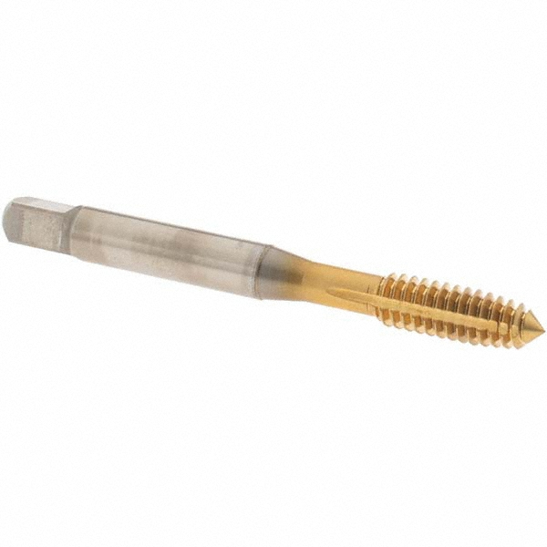 Thread Forming Tap: 1/4-20 UNC, Plug Chamfer, Cobalt, TiN Finish