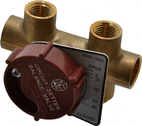Bell & Gossett 117412LF 2" Pipe, Solder End Connections, Inline Calibrated Balance Valve 