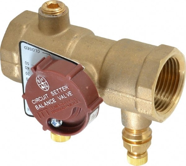 Bell & Gossett 117416LF 1" Pipe, Threaded End Connections, Inline Calibrated Balance Valve 
