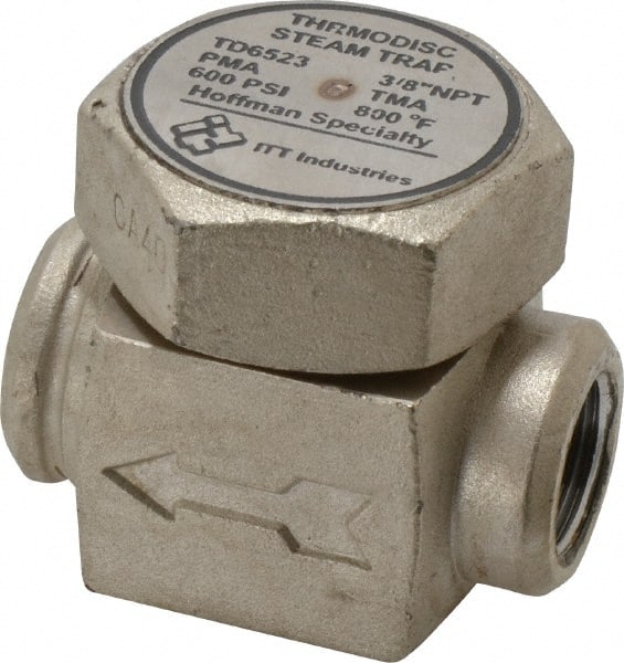 Hoffman Speciality 405151 3/8 Female" Pipe, Stainless Steel Thermodisc Steam Trap 