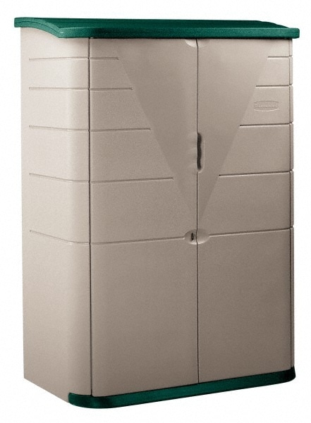 2 Ft. 6 Inches Wide x 6 Ft. High x 2 Ft. 1 Inch Deep Plastic Vertical Storage Shed