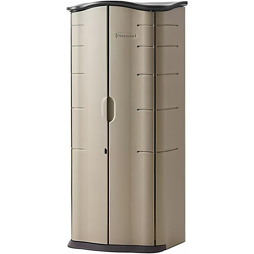 Rubbermaid 2 Ft. 6 Inches Wide x 6 Ft. High x 2 Ft. 1 Inch Deep Plastic Vertical Storage Shed - 2 Ft. 2 Inches Wide x 5 Ft. 7 Inches High x 1 Ft. 7
