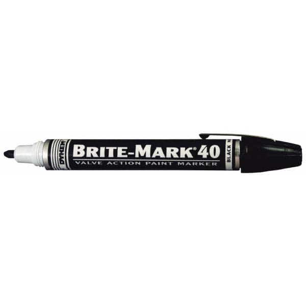 Marker: Black, Oil-Based, Broad Point