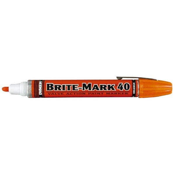 Marker: Orange, Oil-Based, Broad Point