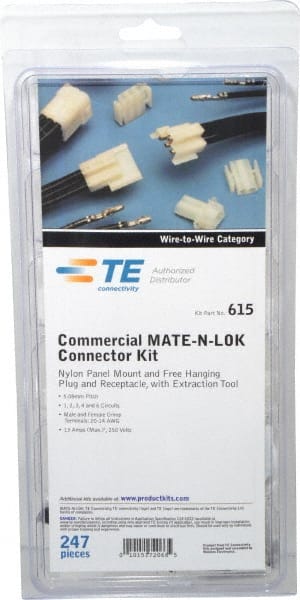 Details about   Tyco Amp 745-1 Socket Contact Connector Kit 22-18 AWG 