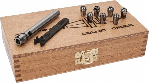 1/2 Inch Shank Diameter, Straight Shank, ER Collet Chuck Set
