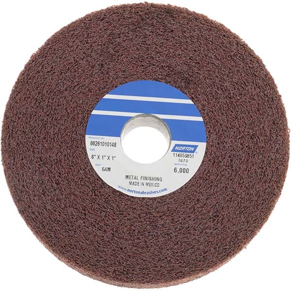 Norton 66261010148 Deburring Wheel:  Density 6, Aluminum Oxide Image