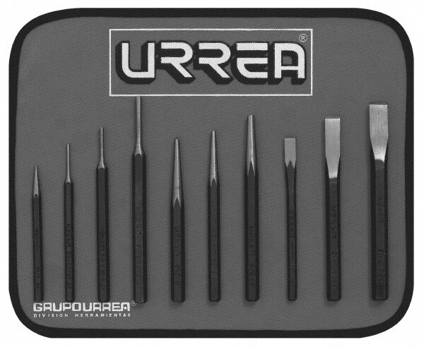 10 Piece Center, Drive, Nail & Pin Punch & Chisel Set