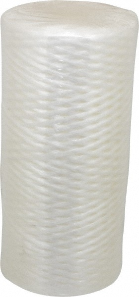 Plumbing Cartridge Filter: 4-1/2" OD, 9-7/8" Long, 25 micron, Fibrillated Polypropylene