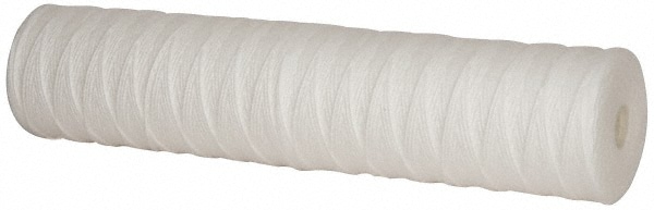 Plumbing Cartridge Filter: 4-1/2" OD, 20" Long, 25 micron, Polypropylene