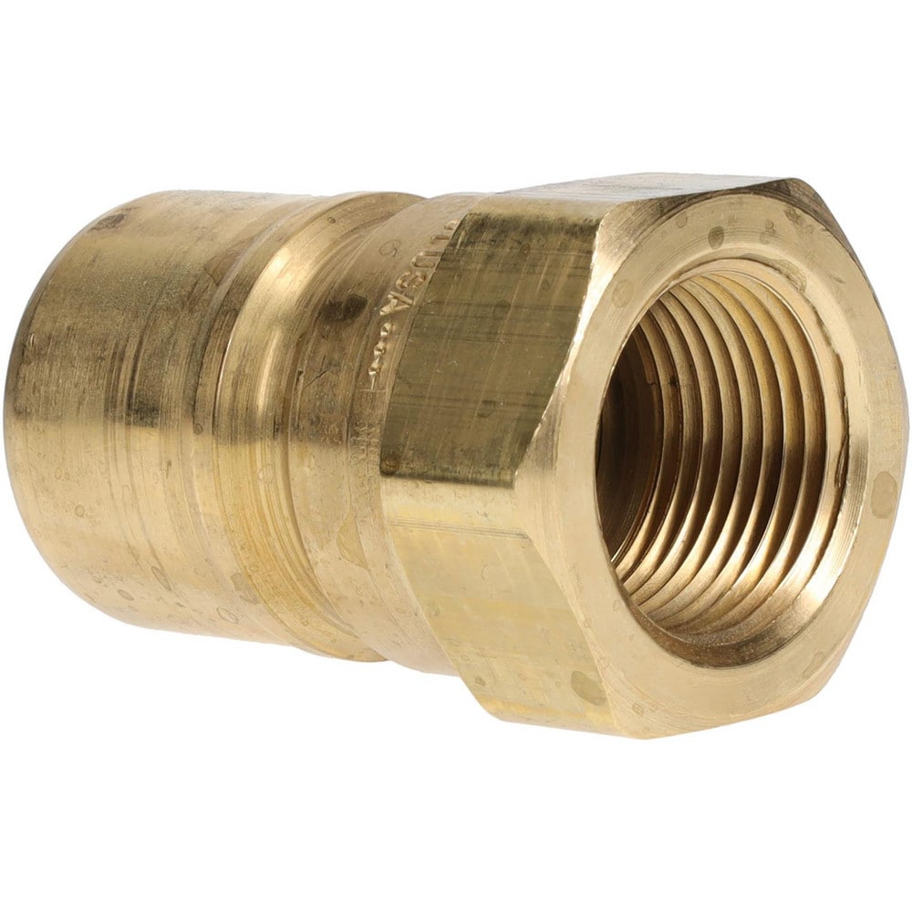 Hydraulic Hose Female Pipe Rigid Nipple Fitting: 3/4", 1,000 psi