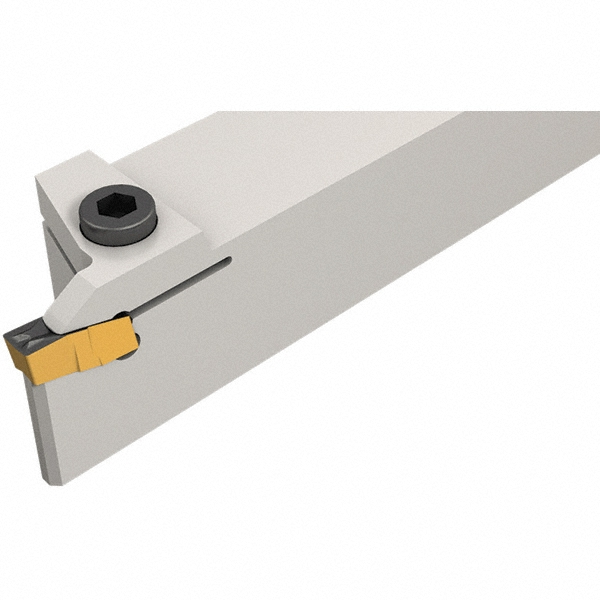 Iscar 12mm Max Depth, 5mm to 6.4mm Width, External Right Hand Indexable Grooving Toolholder - 135mm OAL, 25mm x 25mm Shank, Uses GI.. Inserts, GHD