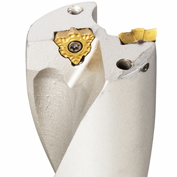 Iscar 72mm Max Drill Depth, 3xD, 24mm Diam, Indexable Insert Drill