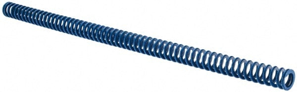 Die Spring: 5/8" Hole Dia, 11/32" Rod Dia, 12" Free Length, Blue