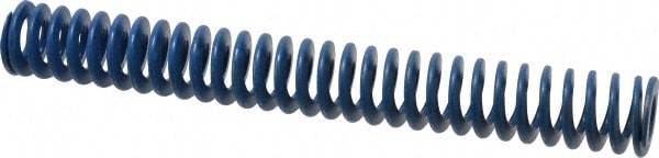 Associated Spring Raymond 103-640 Die Spring: 1-1/4" Hole Dia, 5/8" Rod Dia, 10" Free Length, Blue Image