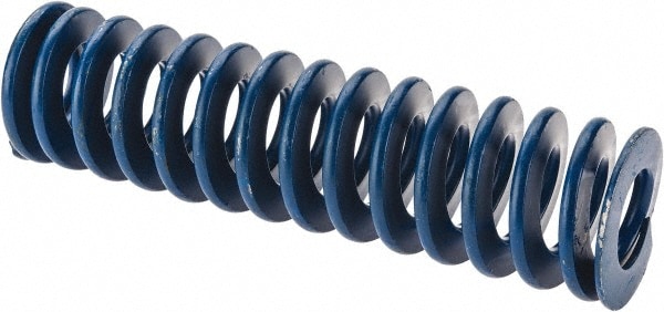 Associated Spring Raymond 103-722 Die Spring: 1-1/2" Hole Dia, 3/4" Rod Dia, 5-1/2" Free Length, Blue 