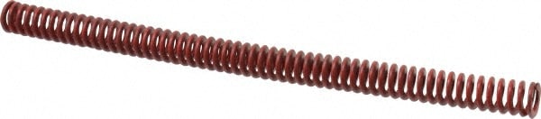 Associated Spring Raymond 104-448 Die Spring: 3/4" Hole Dia, 3/8" Rod Dia, 12" Free Length, Red 