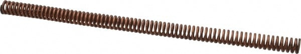 Associated Spring Raymond 105-348 Die Spring: 5/8" Hole Dia, 11/32" Rod Dia, 12" Free Length, Gold Image