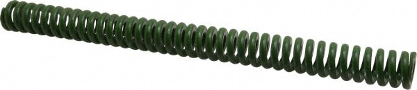 Associated Spring Raymond 106-548 Die Spring: 1" Hole Dia, 1/2" Rod Dia, 12" Free Length, Green Image