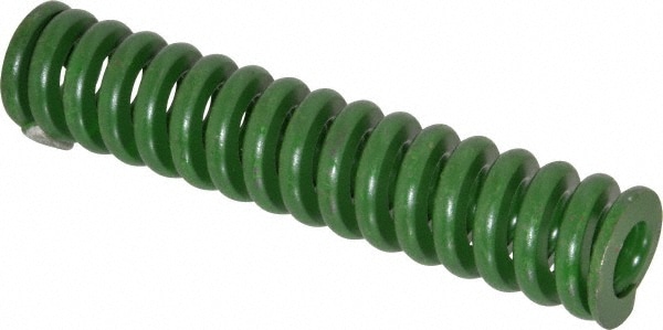 Associated Spring Raymond 106-624 Die Spring: 1-1/4" Hole Dia, 5/8" Rod Dia, 6" Free Length, Green Image