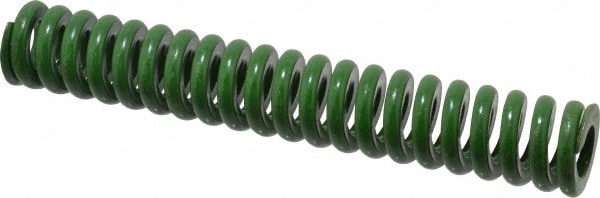 Associated Spring Raymond 106-632 Die Spring: 1-1/4" Hole Dia, 5/8" Rod Dia, 8" Free Length, Green Image