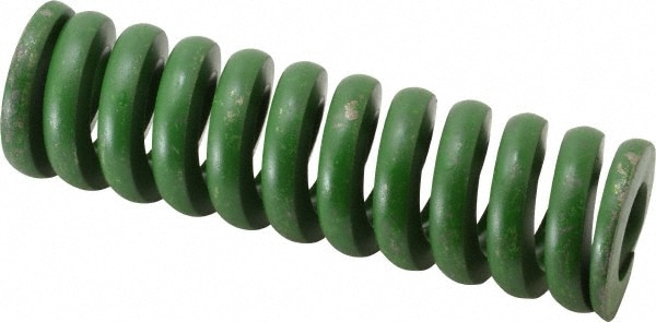 Associated Spring Raymond 106-720 Die Spring: 1-1/2" Hole Dia, 3/4" Rod Dia, 5" Free Length, Green Image